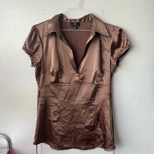 Byer California Brown Vintage Blouse
